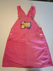 Vintage Girls Size 10 Barbie Pink Jumper. Ex. Condition  Movie Barbie Doll - Picture 1 of 16