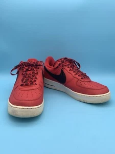 NIKE AIR FORCE 1 LOW NBA UNIVERSITY RED TOP SNEAKERS US 11 29cm 823511-604 - Picture 1 of 14