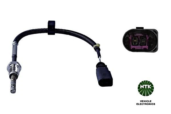 Sensor de temperatura de gases de escape NGK/NTK negro para AUDI A4 A5 08-18 4G0906088F Foto 1 de 1
