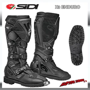 STIVALI OFF-ROAD ENDURO SIDI X-3 XPOWER ENDURO CON SNODO COLORE NERO - Imagen 1 de 1