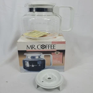 Mr. Coffee 12 Cup Replacement Decanter TD12 2 Lids New In Open Box - Picture 1 of 8