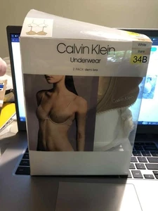Sujetador Demi Ligeramente Forrado Calvin Klein 2 Sujetadores 34B - Imagen 1 de 3