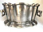 Vintage Style Champagne Ice Bucket Silver Plated Wine Cooler Decorative Barware