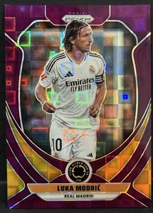 2025 Prizm FIFA Club World Cup Real Madrid Luka Modric Purple Pandora Prizm /49 - Picture 1 of 4