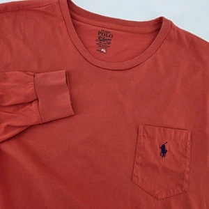 Polo Ralph Lauren Herren 2 X-Large Langarm T-Shirt Tasche Logo XXL Rundhals - Bild 1 von 6