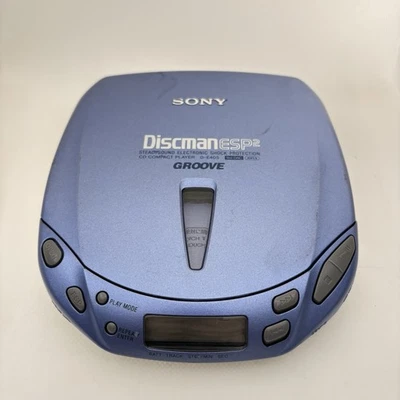 Sony Discman Esp2 D-E405 Tested & Working Portable Cd Player Vintage 1999 Groove - Bild 1 von 4