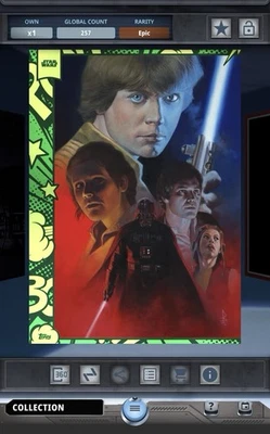 Topps Star Wars Card Trader Comic Covers 2025 Empire Ascendant #1 Epic - Image 1 of 2