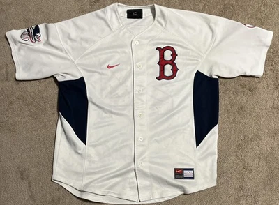 Camiseta deportiva Manny Ramírez Nike para hombre grande réplica de los Medias Rojas de Boston cosida blanca #24 Foto 1 de 4