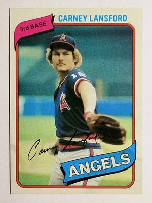 1980 Topps #337 Carney Lansford (VG) - Image 1 of 2