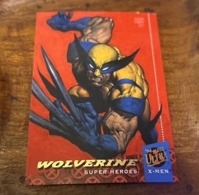 Tarjeta coleccionable Fleer Ultra X-Men Wolverine 1994 Foto 1 de 4