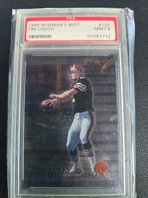 Tim Couch 1999 Bowmans Best #132 ROOKIE RC SP Browns UK Kentucky GRADED PSA 9 - Image 1 of 2