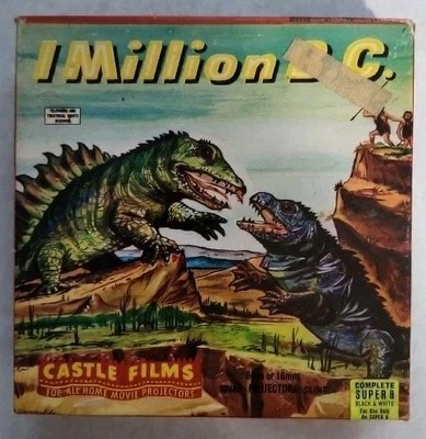 Castle Films #1017 - 1 Million B.C. - Vintage Super 8, Rare Sci Fi          B9 Foto 1 de 4