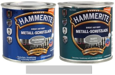 BEULE 5,5L Hammerite Metallschutz Lack hellgrau matt - Bild 1 von 4