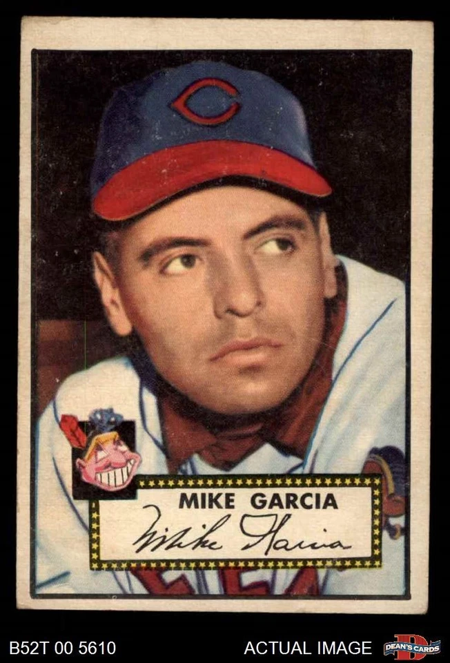 1952 Topps #272 Mike Garcia Indians 2 - GOOD - Image 1 of 1
