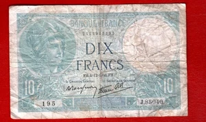 FRANKREICH 10 FRANCS 1941 - Bild 1 von 2
