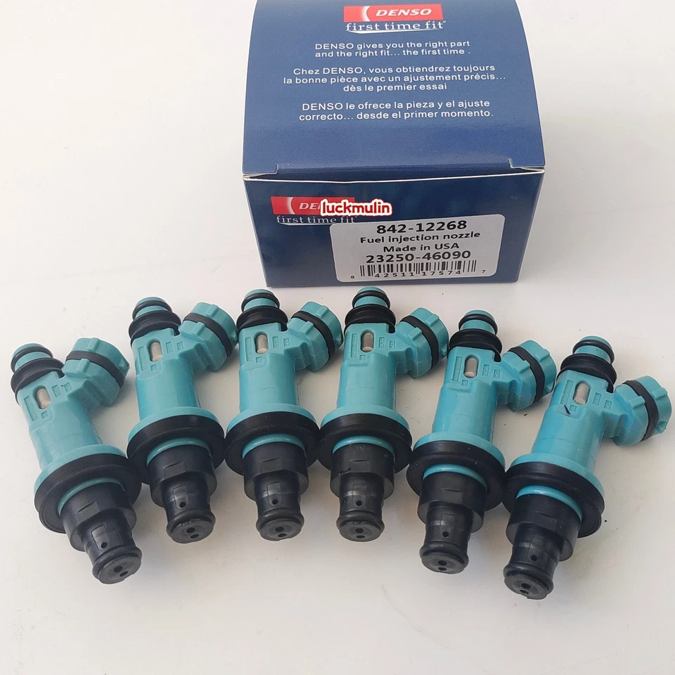 6x NEW Denso Fuel Injector For Supra Lexus GS300 SC300 IS300 3.0L 23250-46090 US Foto 1 de 4