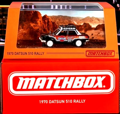 HOT Matchbox Collectors 1970 DATSUN 510 RALLY !  '70 Nissan TRANS AM Series JDM - Image 1 of 4