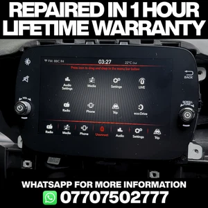 FIAT 500 2018 2019 2020 2021 LCD DISPLAY TOUCHSCREEN REPARATUR SERVICE NAVI - Bild 1 von 1