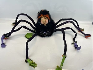 Katherine’s Collection Wayne M Kleski Old Lady Halloween Spider W/ Gloves,Purse - Picture 1 of 15