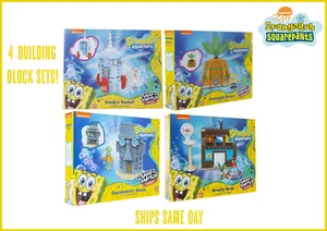 ✅ Official Nickelodeon SpongeBob SquarePants & Friends Building Blocks Sets NEW - Picture 1 of 6