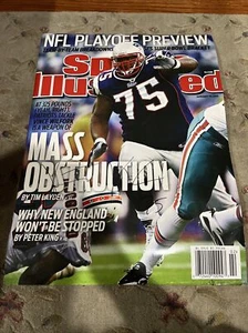 Vince Wilfork Signed Sports Illustrated 20x27” Poster Patriots Autograph Photo - Picture 1 of 14