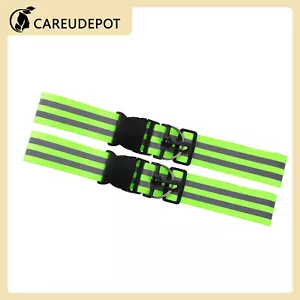 Faja Reflectante Equipo de Correr Alta Visibilidad Seguridad Verde Artículo de 2 - Imagen 1 de 7