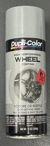 DUPLI-COLOR HIGH PERFORMANCE WHEEL COATING SILVER SPRAY CAN (ALT FOR VHT SP186) - Picture 1 of 1