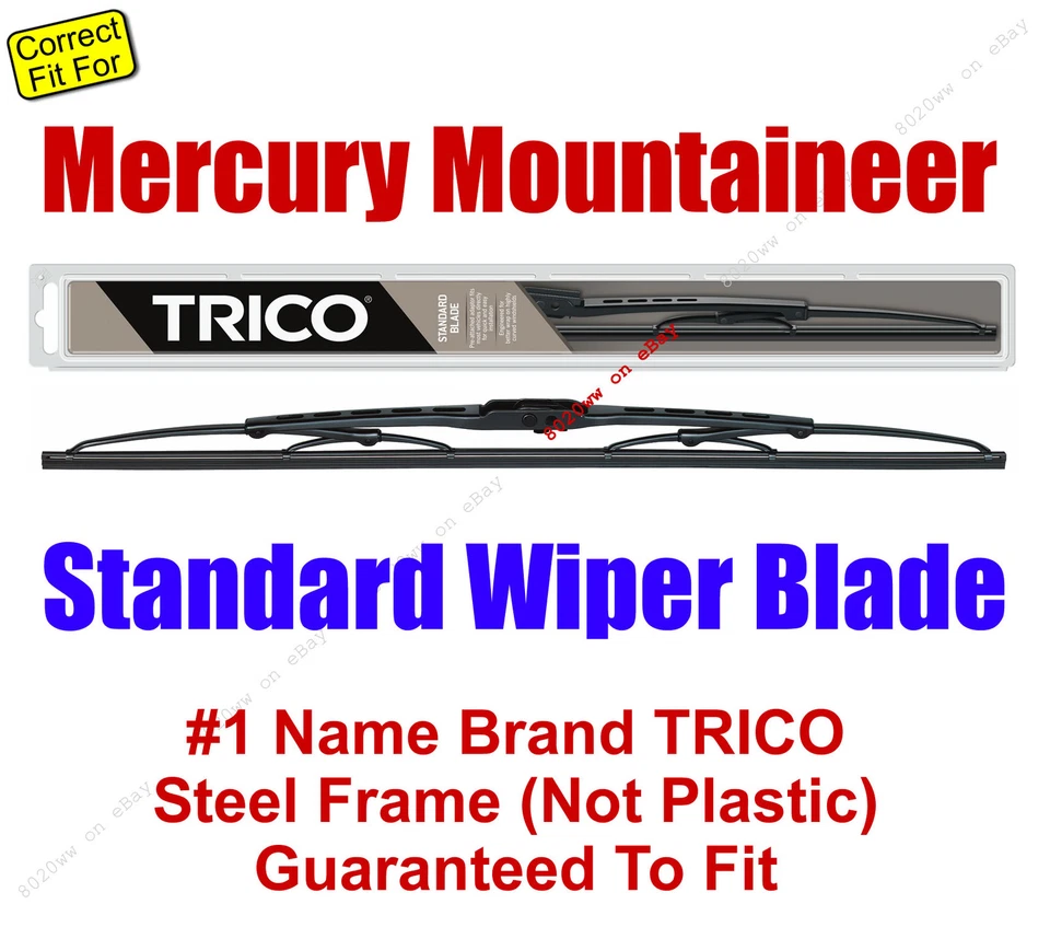 Escobilla limpiaparabrisas grado estándar para Mercury Mountaineer 2002-2004 (cantidad 1) 30221 Foto 1 de 1