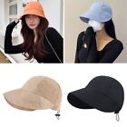 Wide Brim Beach  Caps Foldable Quick-drying Visors Summer Sun Hat  Men Women