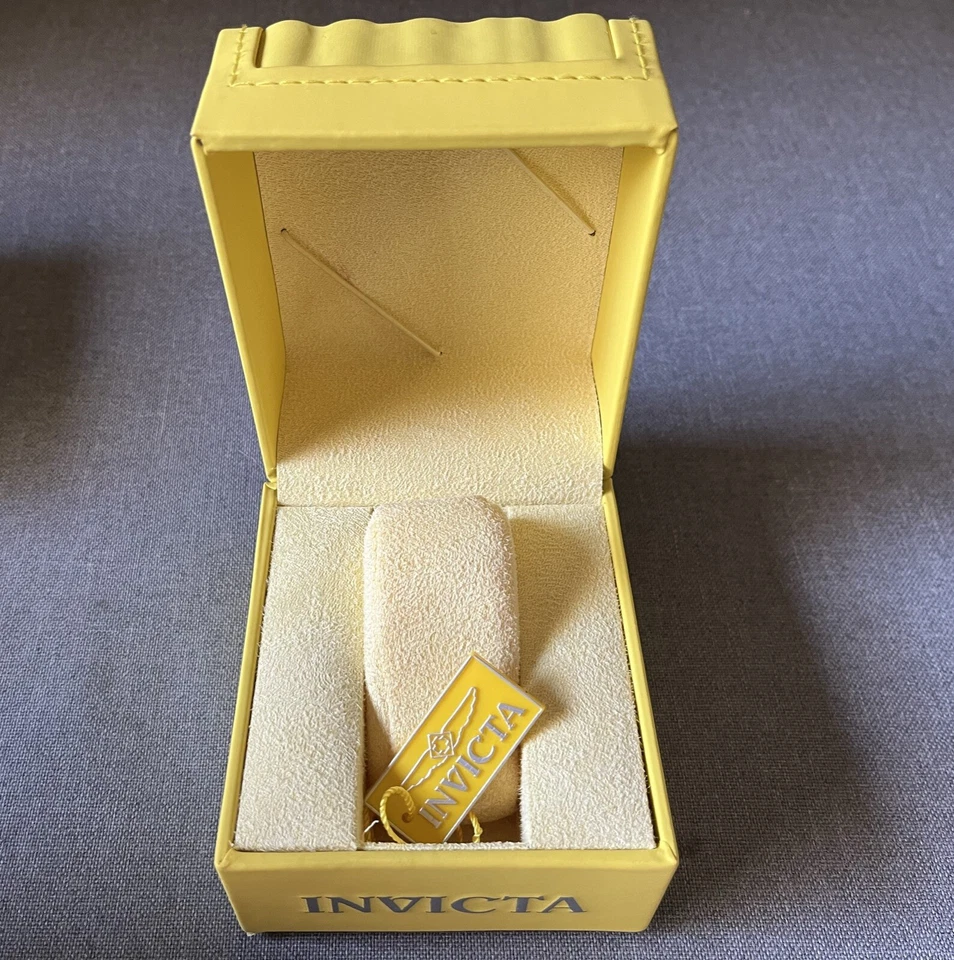 Invicta Yellow Watch Box ONLY - Image 1 of 1