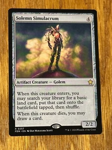 MTG Foundations, Solemn Simulacrum - Picture 1 of 1