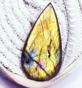 100% Natural Labradorite 67.70 Ct Certified Loose Gemstone With Free Gift - Picture 1 of 8