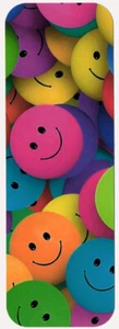 SMILEY FACE FUN BOOKMARK TO MAKE YOU SMILE SAME IMAGE BOTH SIDES GREAT GIFT - Foto 1 di 1