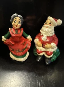 Vintage Mr. & Mrs. Santa Claus ‘70’s Atlantic Mold figurines - Picture 1 of 15