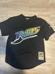 MLB Mitchell & Ness Tampa Bay Devil Rays #12 Baseball Jersey New Mens - Picture 1 of 2