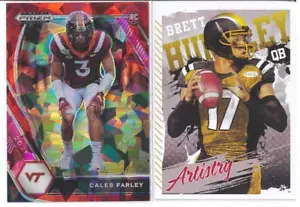 CALEB FARLEY 2021 PANINI E BRETT HUNDLEY 2015 SAGGIO COLLEZIONISMO 2pz NM Lotto - Foto 1 di 2