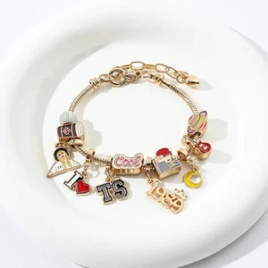 Gold Taylor Swift Charm Bracelet - Picture 1 of 1