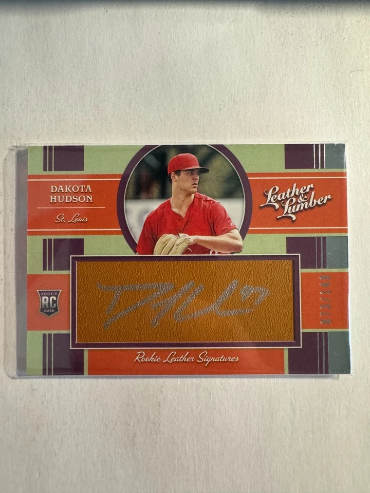 K219,997 - 2019 Panini Leather and Lumber #101 Dakota Hudson Auto #/149 RC - Image 1 of 1