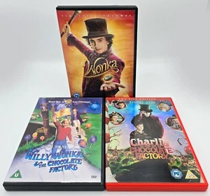 Complete Wonka DVD Bundle - Willy Wonka Charlie and the Chocolate Factory Wonka - Picture 1 of 1