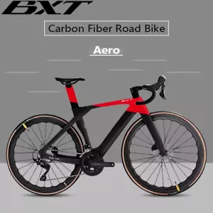 BXT Ultraleichter Rennrad Kohlefaser 24 Gang Shimano R7120 Scheibenbremse 700C - Bild 1 von 22