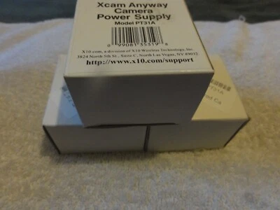 X10 Xcam Anyway CAMERA Power Supply Model PT31A Lot of 3 - - BRAND NEW IN BOX - Image 1 of 2