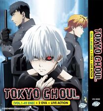 [ANIME] DVD TOKYO GHOUL SEASON 1-3 VOL.1-49 END + 2 OVA +LIVE ACTION ENGLISH DUB
