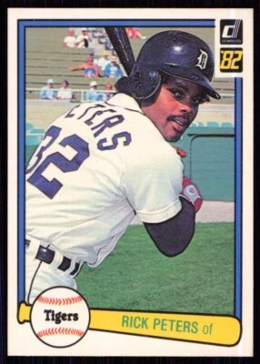 1982 Donruss Rick Peters Detroit Tigers #155 - Image 1 of 2