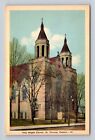 St Thomas Ontario-Canada, Holy Angels Church, Antique Vintage Souvenir Postcard