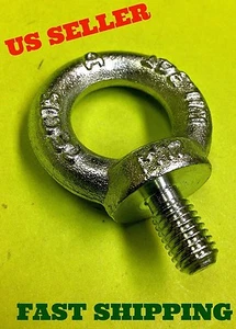 M14 9/16 Lifting Shoulder Type Machinery Eye Bolt Steel Zink Plated # 2454 Mesan - Picture 1 of 3
