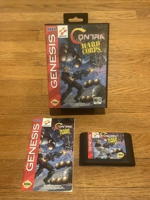 Contra: Hard Corps Sega Genesis Complete Tested Working Authentic Original Game - Image 1 of 4