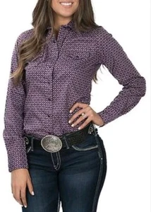 Cinch Women's Western Shirt Pearl Snap Rodeo Long Sleeve Cowboy Sz Md Ranch NEW - Bild 1 von 14