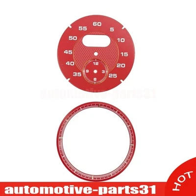 For Porsche Cayman 911 Macan Cayenne Boxster Panamer Chrono Red Dial Clock Gauge Foto 1 de 4