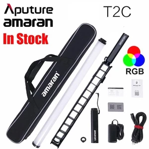 Amaran T2c RGBWW Pełnokolorowe światło lampowe LED 2500K ~ 7500K RGB Światło wideo + siatka - Zdjęcie 1 z 12