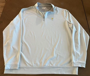 Peter Millar Ryder Cup 1/4 Zip Pullover Gr. XXL grau langarm - Bild 1 von 7